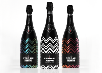 Missoni e Ferrari brindano insieme con una bottiglia limited edition