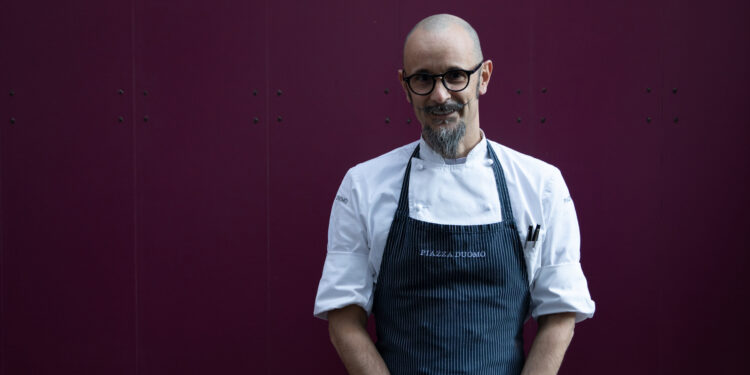 Enrico Crippa in piazza: da Alba a Doha, la visione dello chef