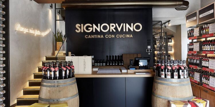 Signorvino, fatturato a 72 mln €. Punta agli 86 nel 2024