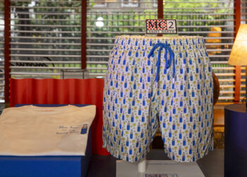 Blanc e MC2 Saint Barth insieme per la capsule Blue Twist Collection