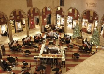 Il ristorante Amo all'interno del Fondaco dei Tedeschi